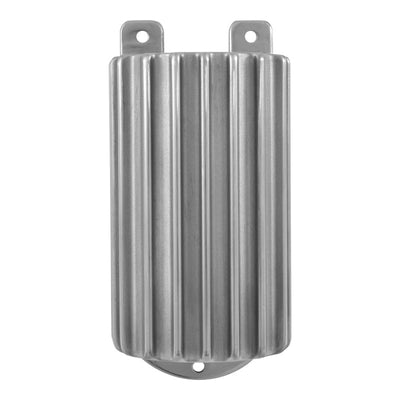 Finned Aluminium Round Canister Ignition Coil Cover - Polished