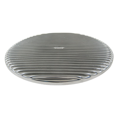 14" Round Air Cleaner Top Full Finned Polished