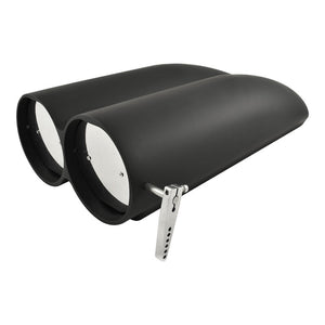 Black Aluminium Shotgun Scoop to Suit Single or Dual Carb