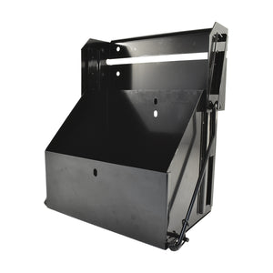 Black Stainless Steel Drop Down Battery Tray