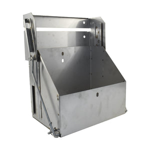Stainless Steel Drop Down Battery Tray