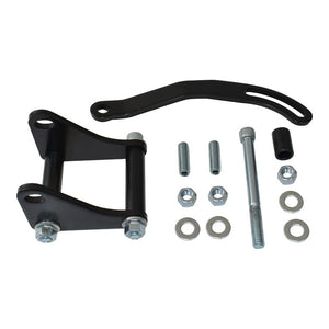 SBC Black Low Mount Saginaw P/S Pump Bracket - Suits Short & Long