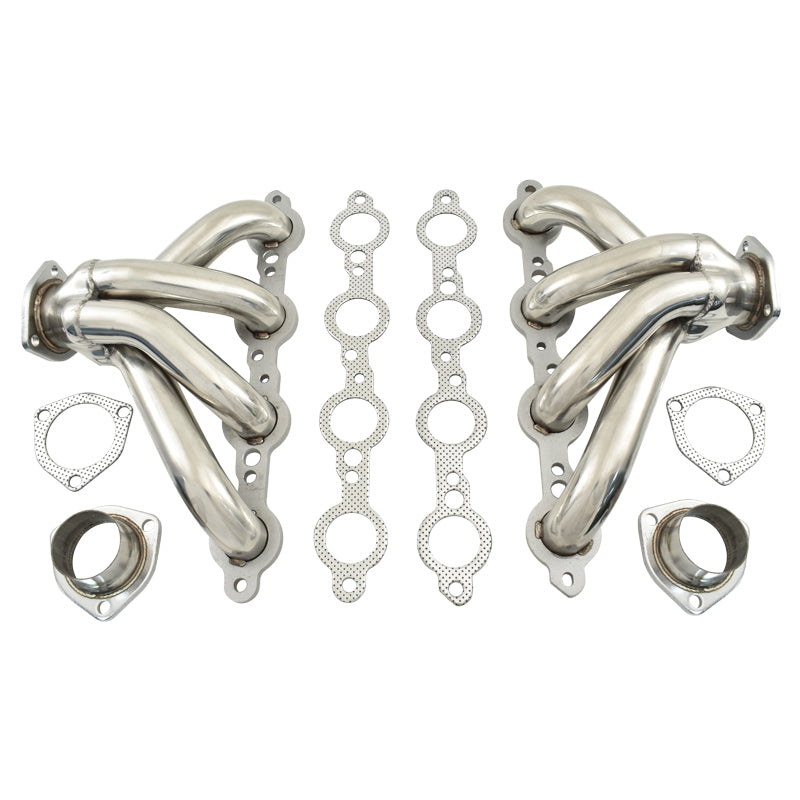 GM LS1 LS2 LS6 Stainless Steel Block Hugger Exhaust Headers, CAL-5341