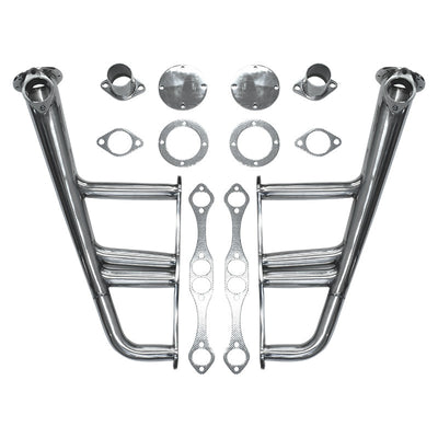 Small Block Chevy Lake Style Headers Stainless Steel