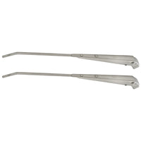 1964-1965 Mustang Wiper Arm with Smooth Chrome End Cap, Pair