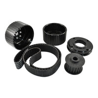 Holden 253 308 Gilmer Drive Kit Black Billet Aluminium w/Belt