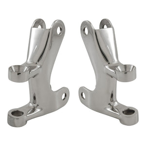 Batwing Brackets Stainless Steel, Pair