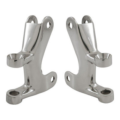 Batwing Brackets Stainless Steel, Pair