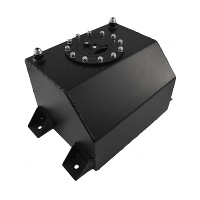 4 Gallon Aluminium Fuel Cell Tank Black powder Coated Aluminium
