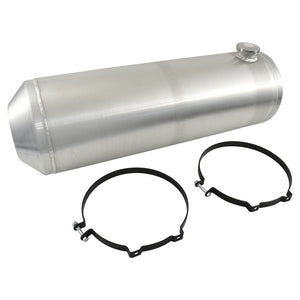 11 Gallon Spun Aluminium Fuel Tank 10" x 33 inch, Centred Outlet