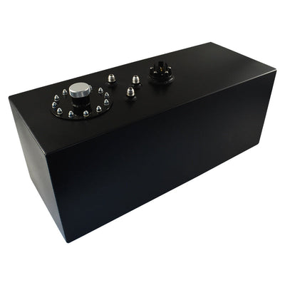 17 Gallon Top Feed Fuel Tank & Level Sender Aluminium Black