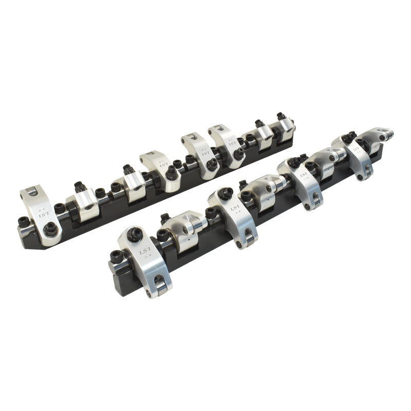 GM LS1/LS2/LS6 Billet Shaft Mount Aluminium Roller Rockers, 1.8 Ratio ...