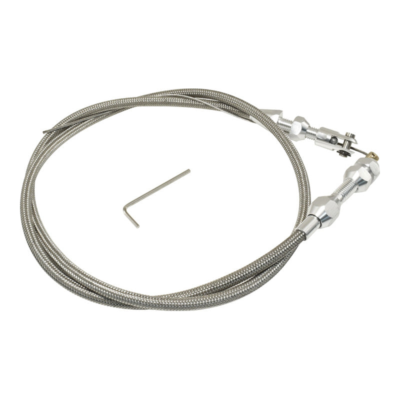 GM LS 36" Braided Stainless Steel Throttle Cable LS1 LSX 5.7L 6.0L Holden