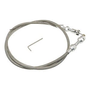 GM LS 36" Braided Stainless Steel Throttle Cable LS1 LSX 5.7L 6.0L Holden