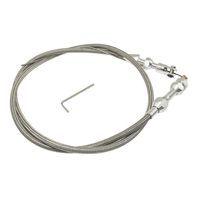 GM LS 36" Braided Stainless Steel Throttle Cable LS1 LSX 5.7L 6.0L Holden