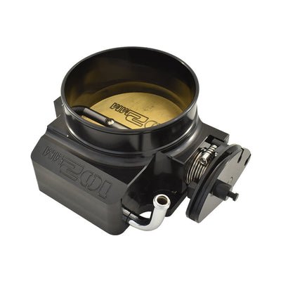 102mm Billet Aluminium LS Cable Throttle Body, 4 Bolt Flange - Black