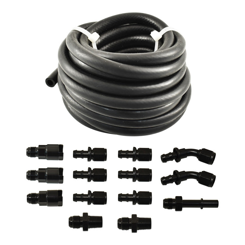 GM LS Engine Conversion 3/8" Fuel Injection Line Fitting Kit Adaptor EFI