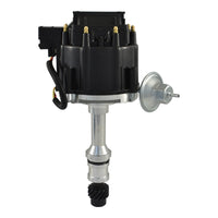HEI Distributor, Oldsmobile V8 Small Block/Big Block 330 350 400 455, 65K Volt Coil - Black Cap