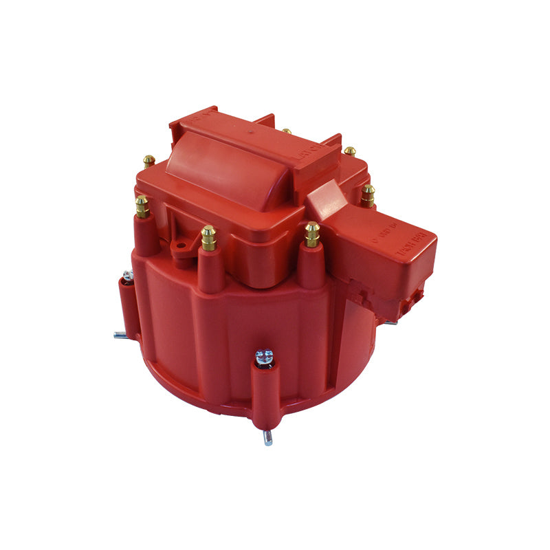 Replacement HEI Distributor Cap suits V8, Chev, Ford, Chrysler - Red