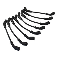 8.5mm 9" GM LS LSX LT Ignition Wires with 135 Degree Plug Boots - Black