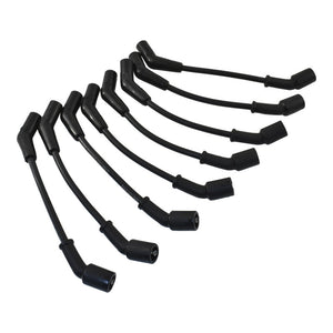 8.5mm 9" GM LS LSX LT Ignition Wires with 135 Degree Plug Boots - Black