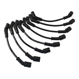 8.5mm 10" GM LS LSX LT Ignition Wires with 135 Degree Plug Boots - Black