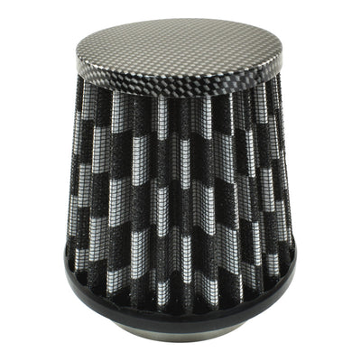 Air Filter suits VW Solex 30/31/34PICT, Height 110mm, 52mm Neck - Carbon Colour