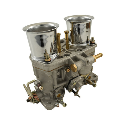 48 IDF Weber Style Downdraft Carburettor with Chrome Ram Tubes