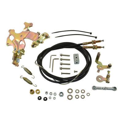 Universal DCOE Weber Style Carburetor Linkage Kit, Top Inline-Mount