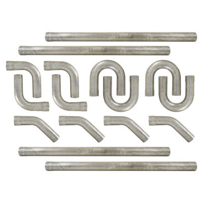 16 Pc Universal Dual Exhaust Pipe Mandrel Bend Kit, 3 inch