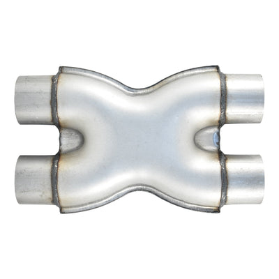 Aluminised Steel 2.5 Inch I.D. X Merge Exhaust Pipe