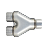 Aluminised Steel 2 Inch I.D. Y Merge Exhaust Pipe