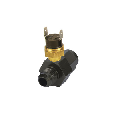 Derale Premium 180°F In-Line Remote Cooler Fan Control Thermostat, -6AN 35020