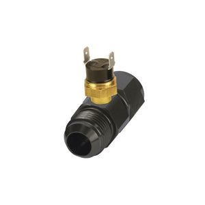 Derale Premium 180°F In-Line Remote Cooler Fan Control Thermostat, -10AN 35022