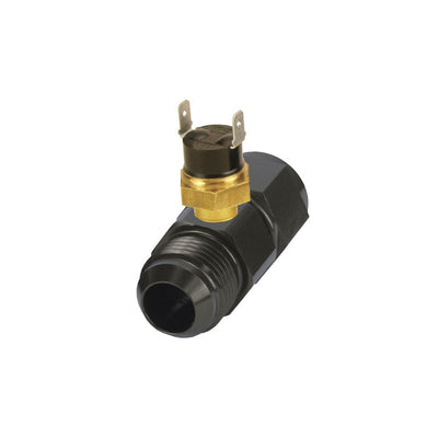 Derale Premium 180°F In-Line Remote Cooler Fan Control Thermostat, -10AN 35022