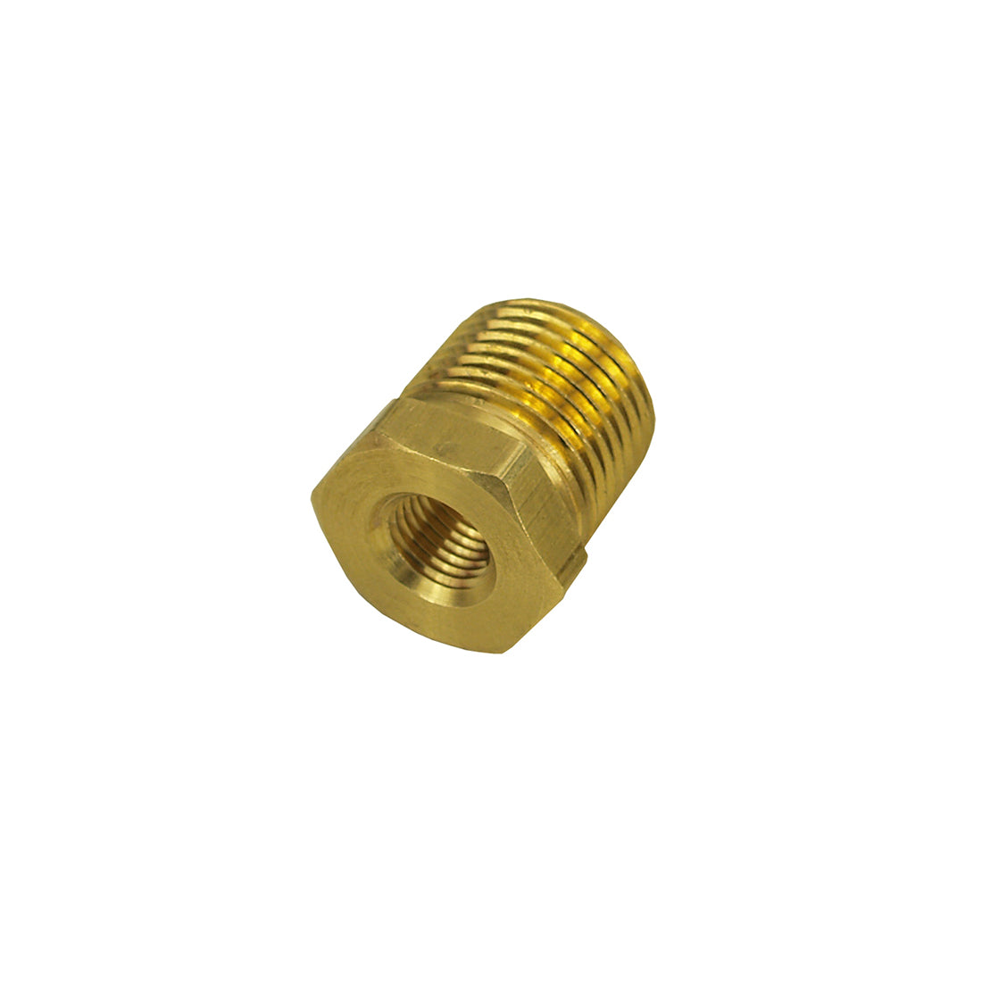 Interstate Pneumatics FB402 1/4" NPT Male X 1/8" NPT Female Brass Hex