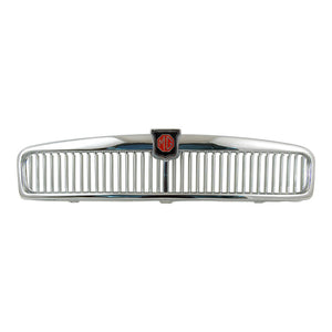 MGB MG Black/Red Badge Aluminium Grille Slats Chrome Surround Brand New
