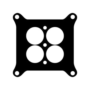 4 Barrel 4 Hole Carburettor Base Gasket, Holley Square Bore
