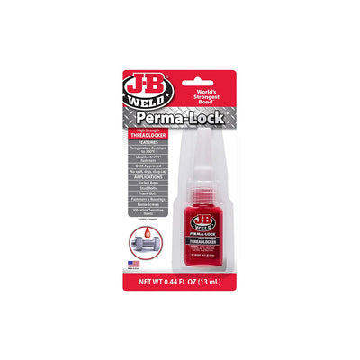 JB Weld Perma-Lock 13mL Red High Strength Threadlocker Thread Lock