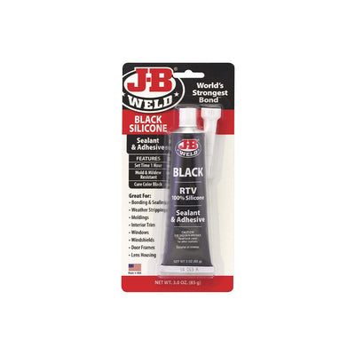JB Weld Black Silicone Sealant & Adhesive 85g (3oz)
