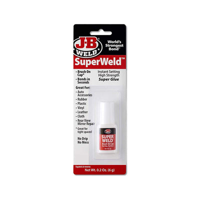 JB Weld Superweld Brush-On Instant Adhesive Super Glue 6g (0.2oz)