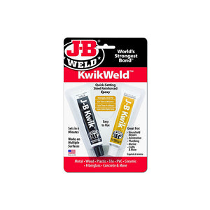 JB Weld KwikWeld Twin Tube Quick-Setting Epoxy 56.8g (2.0oz)