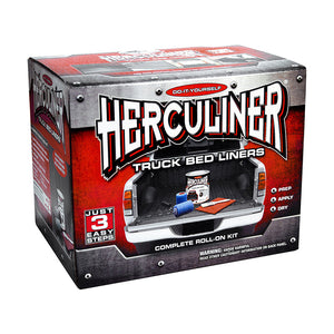 JB Weld HERCULINER Black Bed Tray Liner Kit includes Rollers & Brush