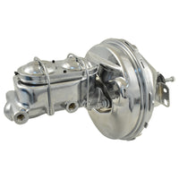 Universal 1-1/8" Bore Chrome GM Style Master Cylinder & 9" Chrome Single Brake Booster