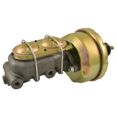 Universal 1-1/8" Bore GM Style Master Cylinder & 7" Zinc Single Brake Booster