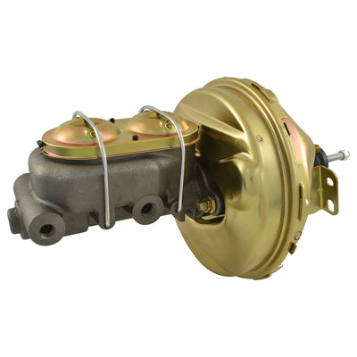 Universal 1-1/8" Bore GM Style Master Cylinder & 9" Zinc Single Brake Booster