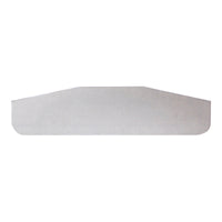 Truck Chrome Steel Bottom Mud Flap Plate 4" X 12" Truck Rig USA