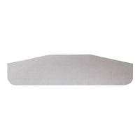 Truck Stainless Steel Bottom Mud Flap Plate 4" X 12" Truck Rig USA