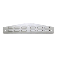 Louvre Truck Chrome Steel Bottom Mud Flap Plate 4" X 24" Truck Rig USA