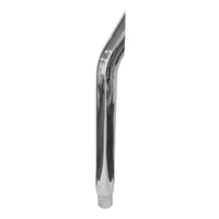 Truck Exhaust Stack Aussie Curved Chrome Steel 5ft Long 6" Reducing to 5" OD